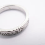 Tiffany & Co Ring Flat Band Platinum Diamond — view 9