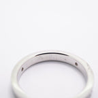 Tiffany & Co Ring Flat Band Platinum Diamond — view 8