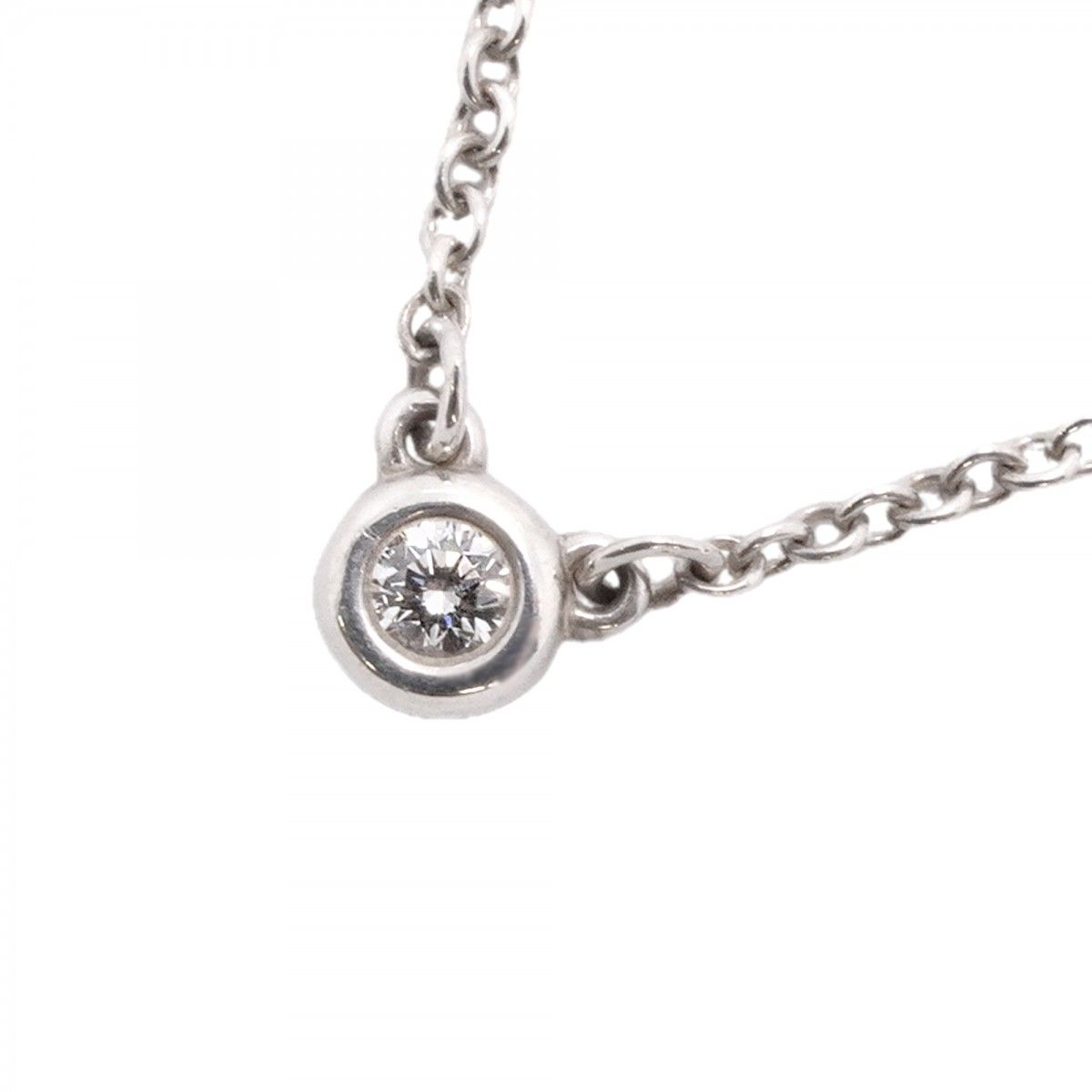 Tiffany & Co Necklace by the Yard 925 Sterling Silver Diamond