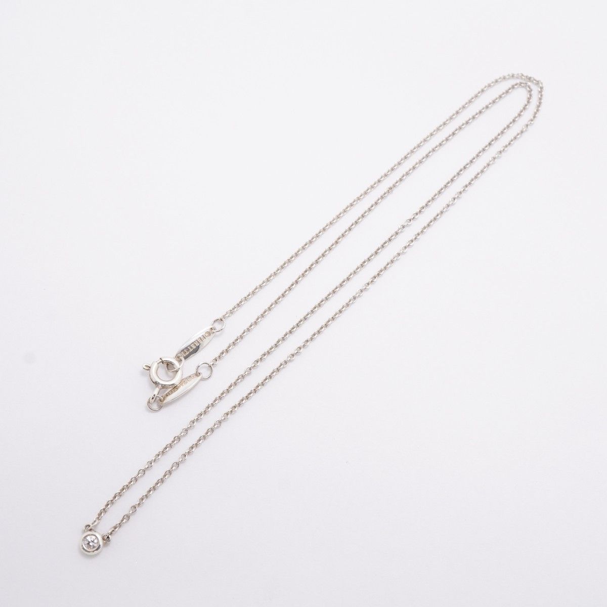 Tiffany & Co Necklace by the Yard 925 Sterling Silver Diamond — view 3