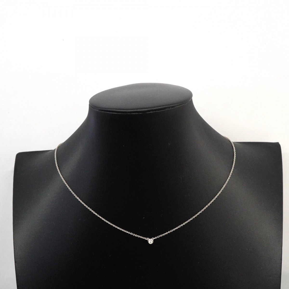 Tiffany & Co Necklace by the Yard 925 Sterling Silver Diamond — view 6