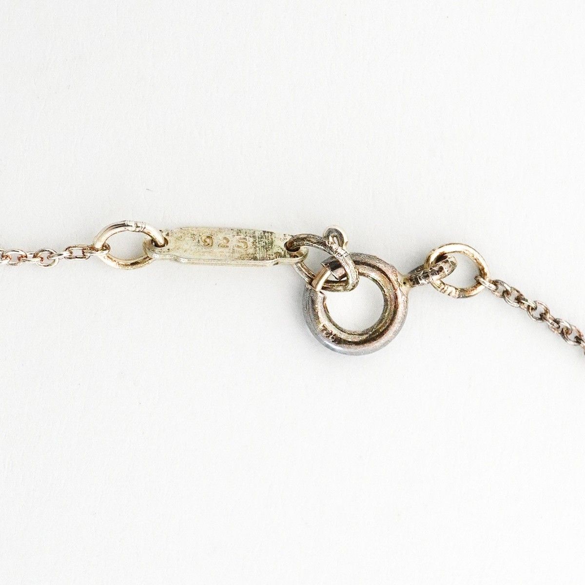 Tiffany & Co Necklace Heart Ribbon 18k Yellow Gold Silver — view 5