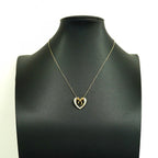 Tiffany & Co Necklace Heart Ribbon 18k Yellow Gold Silver — view 7