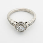 Chanel Ring Coco Crush Engagement Platinum Diamond — view 3