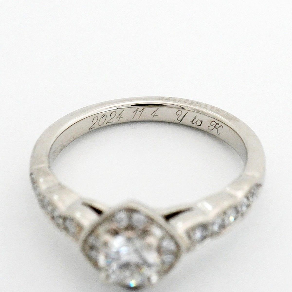 Chanel Ring Coco Crush Engagement Platinum Diamond — view 5