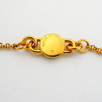 Hermes Necklace Charnier GM Gold Plated Leather Gray — view 5