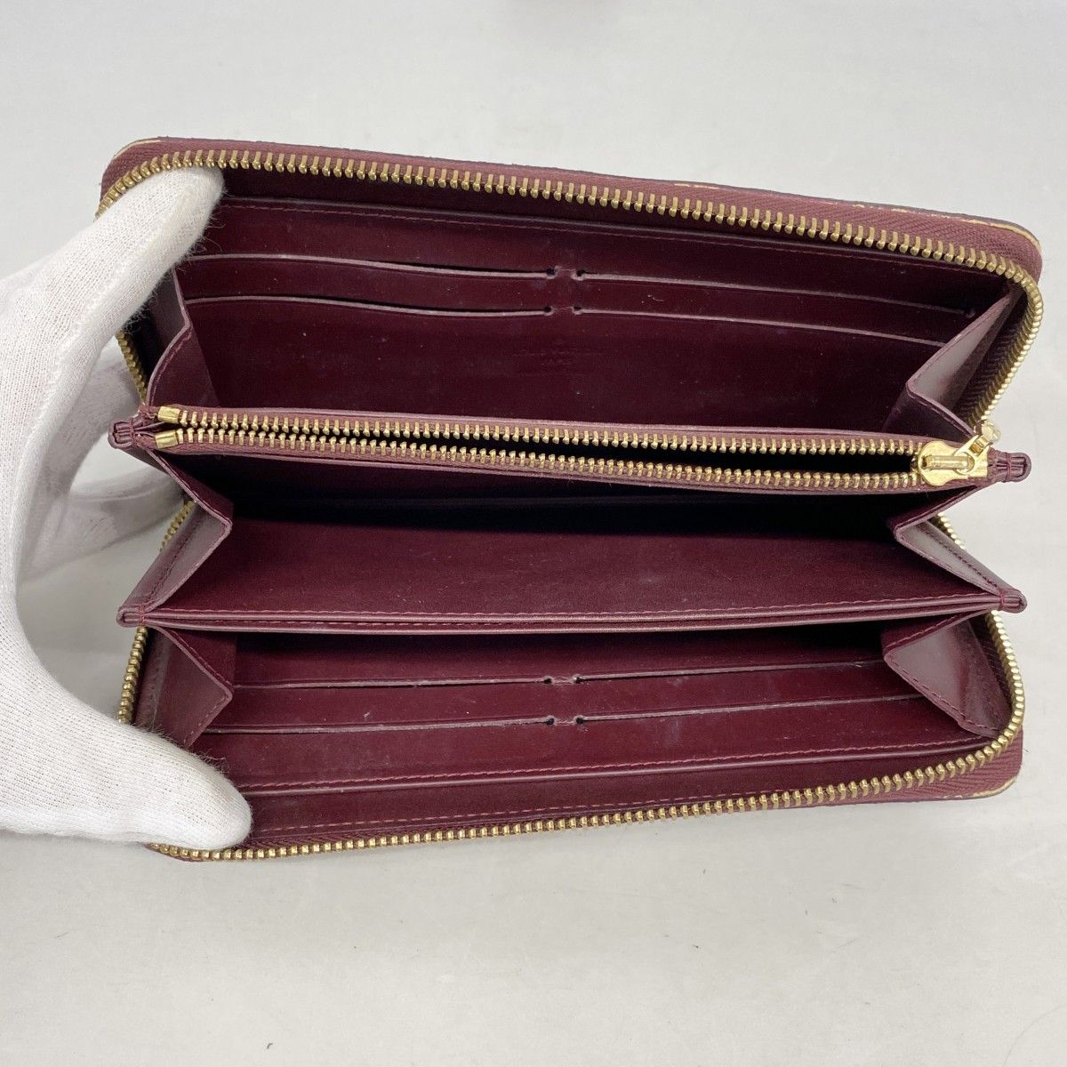 Louis Vuitton Wallet Vernis Zippy Rouge Fauvist — view 3