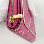 Louis Vuitton Wallet Monogram Portefeuille Lou Fuchsia — view 7