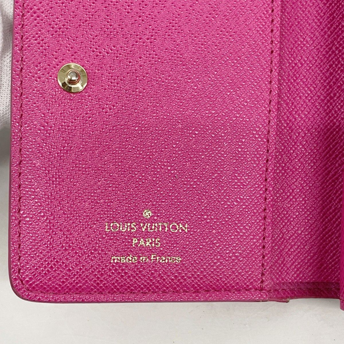 Louis Vuitton Wallet Monogram Portefeuille Lou Fuchsia — view 4