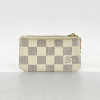 Louis Vuitton Coin Case Damier Azur Pochette Cles White — view 8