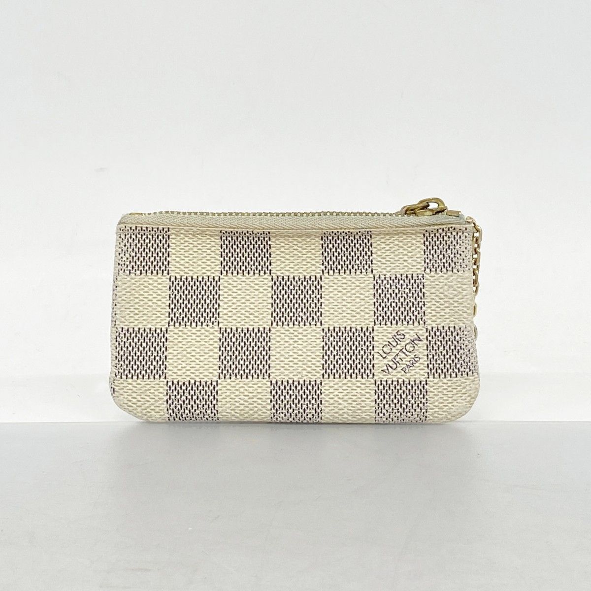 Louis Vuitton Coin Case Damier Azur Pochette Cles White — view 8