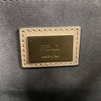 Fendi Handbag Peekaboo Leather Beige Gold 2-Way — view 5