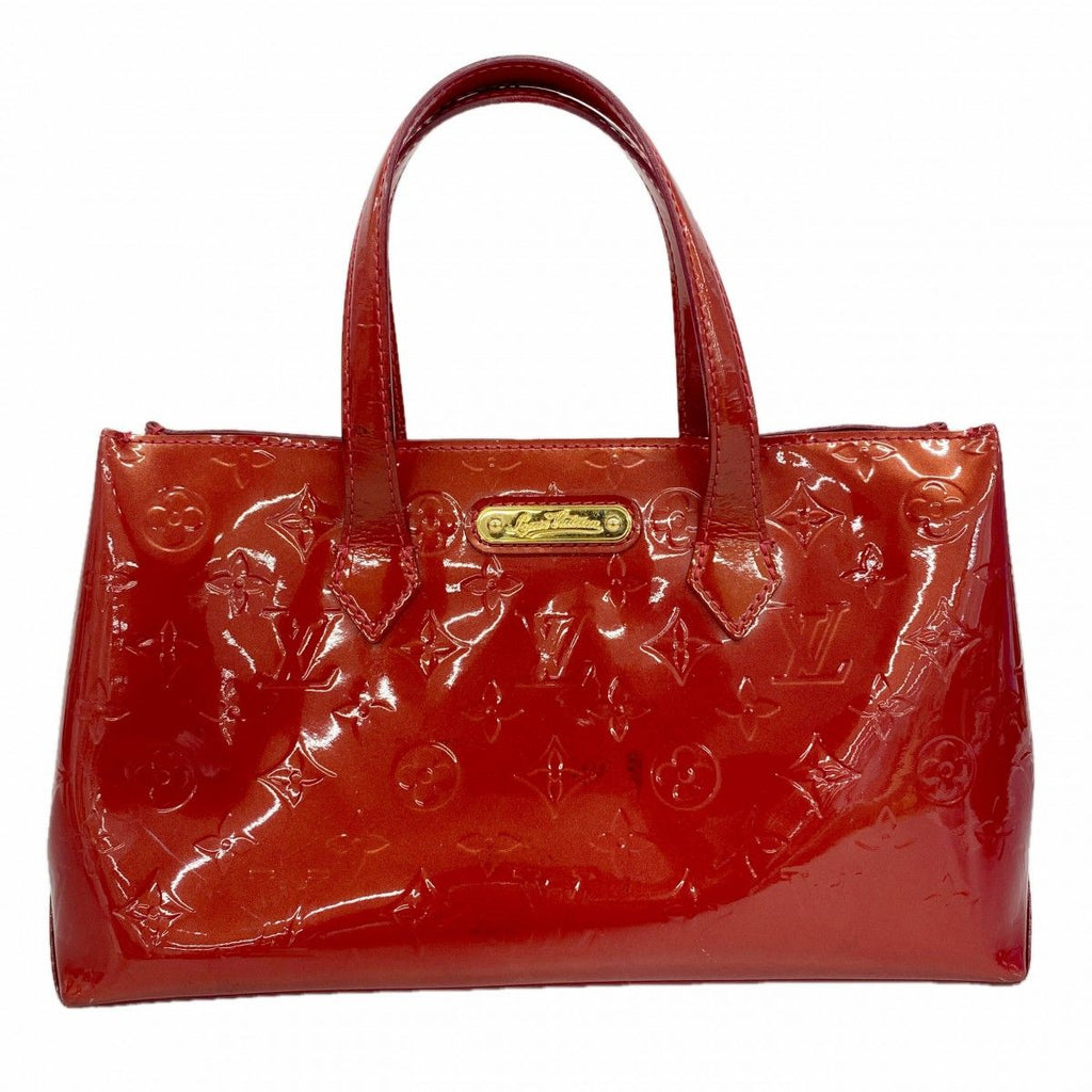 Louis Vuitton Handbag Vernis Wilshire PM Pomme D'amour