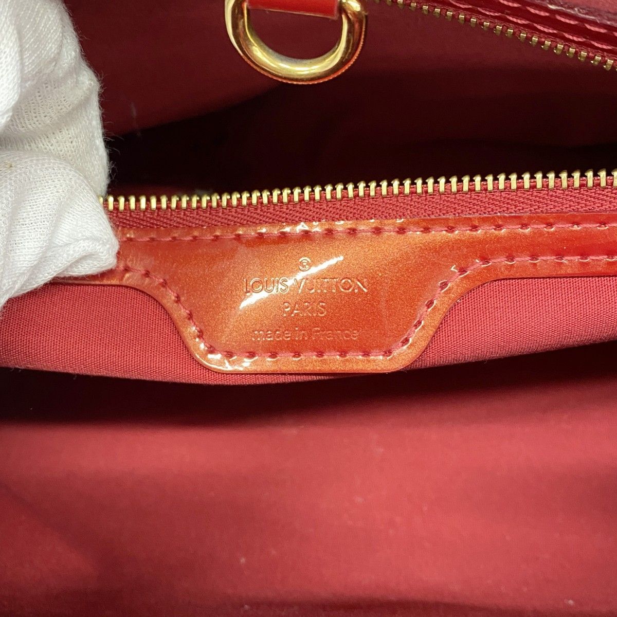 Louis Vuitton Handbag Vernis Wilshire PM Pomme D'amour — view 5