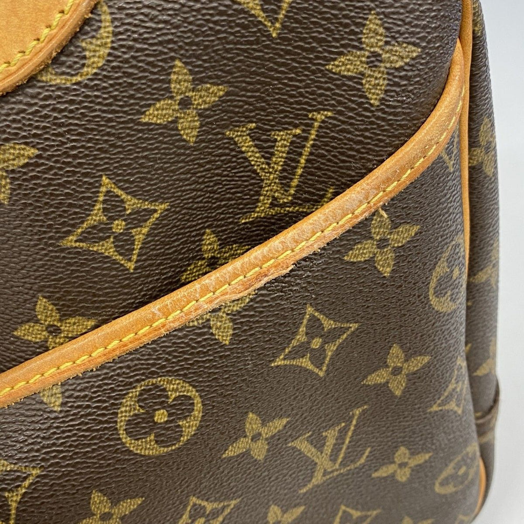 Louis Vuitton Handbag Monogram Deauville Brown — view 7