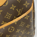 Louis Vuitton Handbag Monogram Deauville Brown — view 7