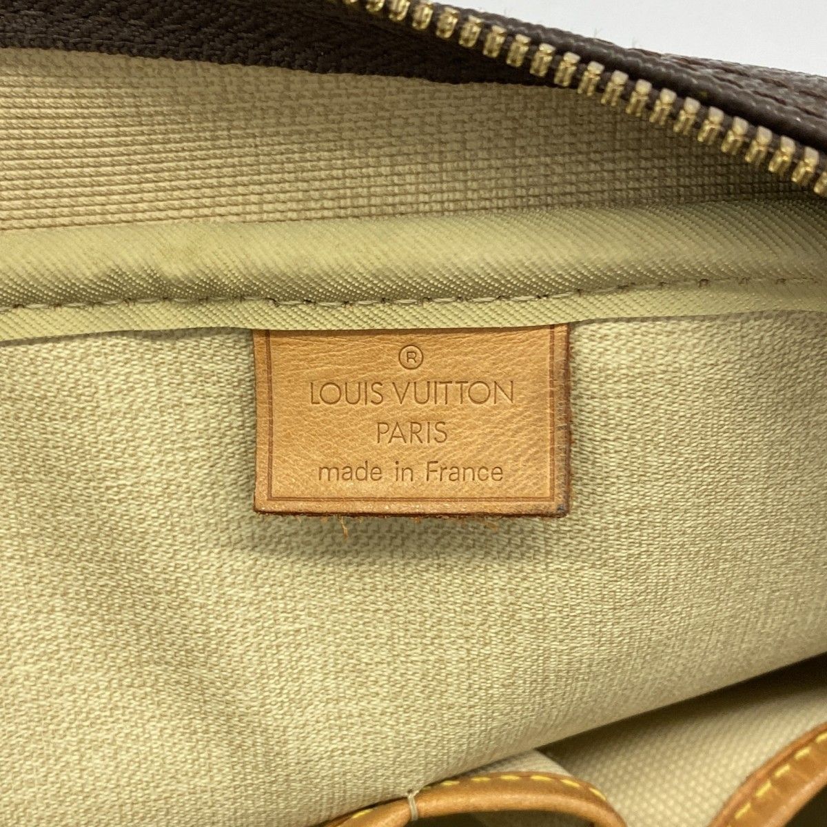 Louis Vuitton Handbag Monogram Deauville Brown — view 5