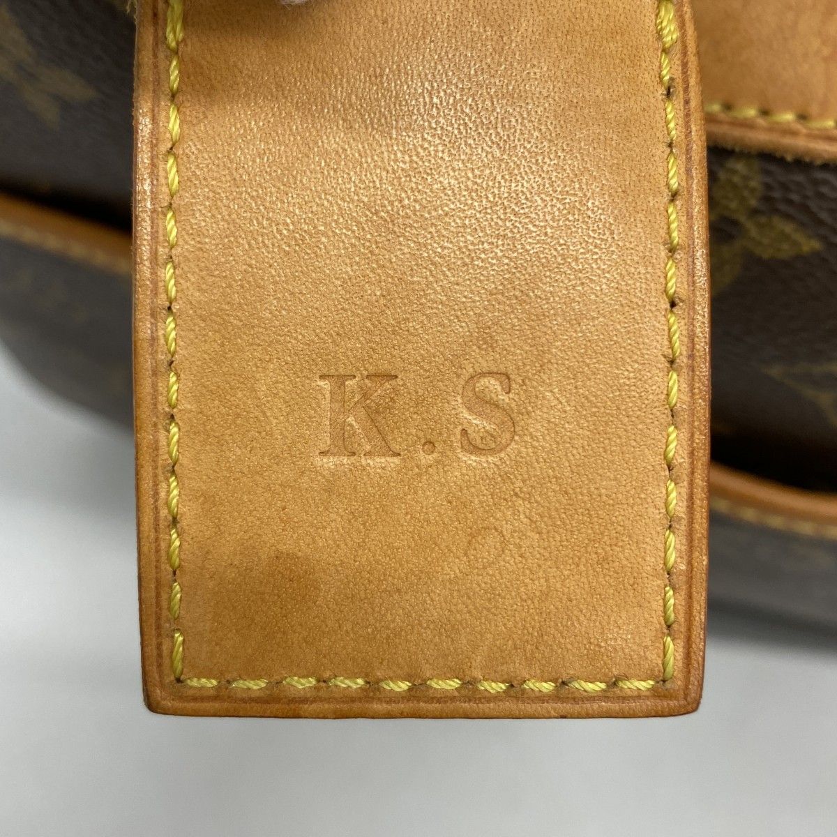 Louis Vuitton Handbag Monogram Deauville Brown — view 6