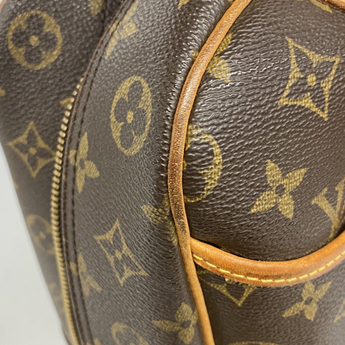 Louis Vuitton Handbag Monogram Deauville Brown — view 9