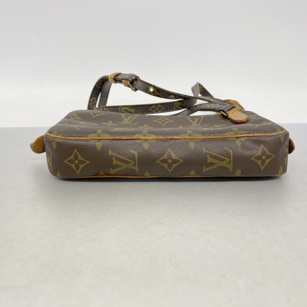 Louis Vuitton Shoulder Bag Monogram Pochette Ma Roulis Bandouliere Brown — view 3