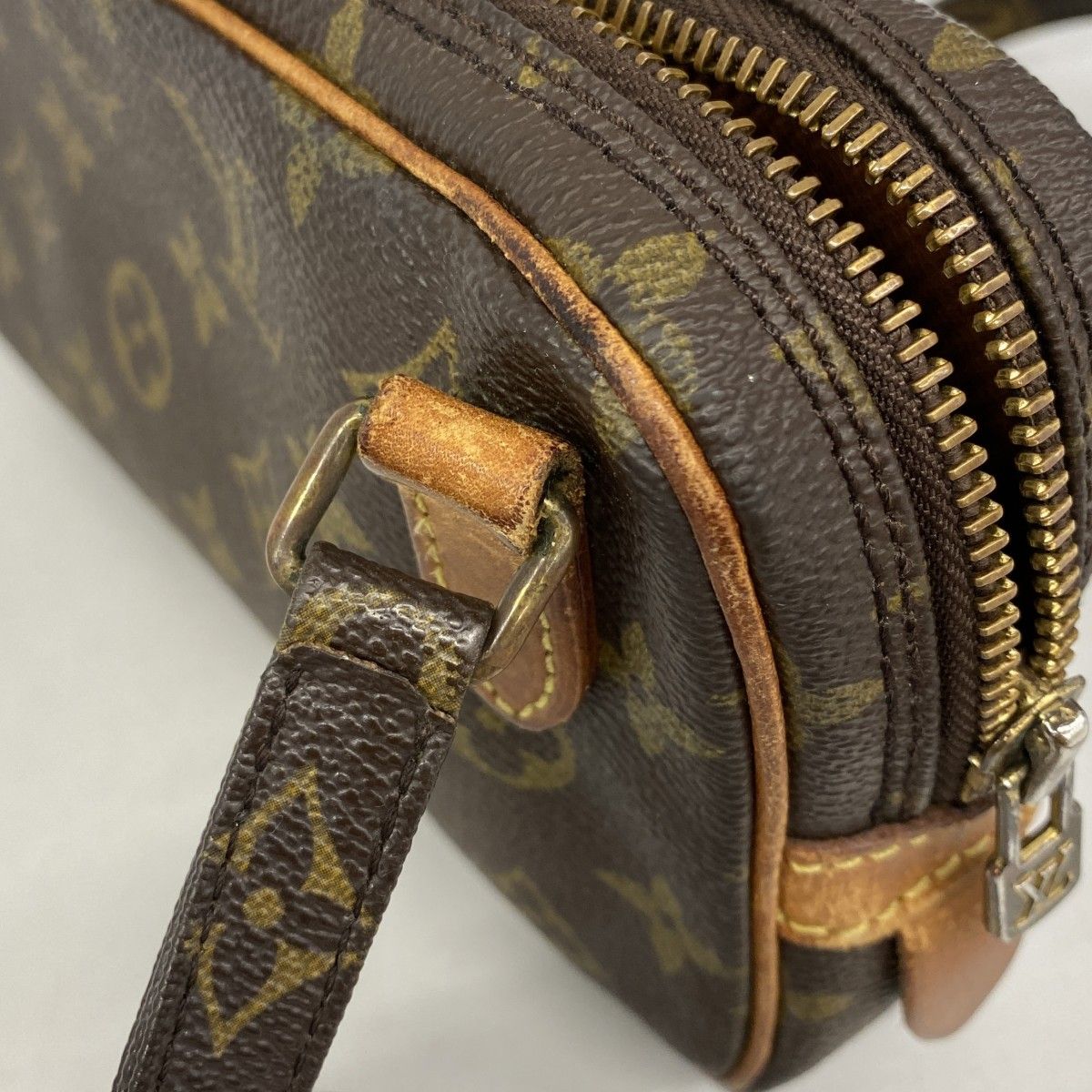 Louis Vuitton Shoulder Bag Monogram Pochette Ma Roulis Bandouliere Brown — view 7
