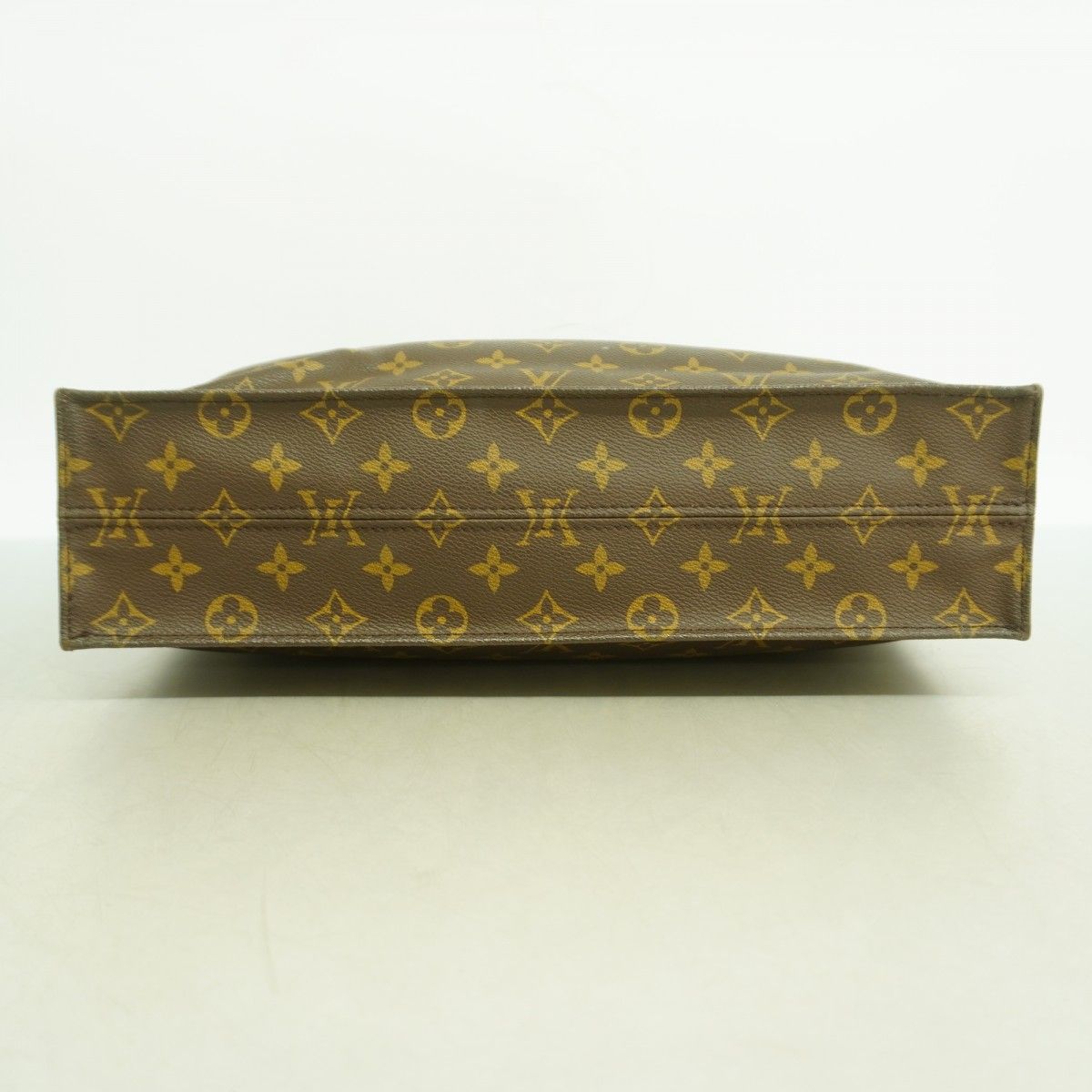 Louis Vuitton Tote Monogram Sac Plat Brown — view 3