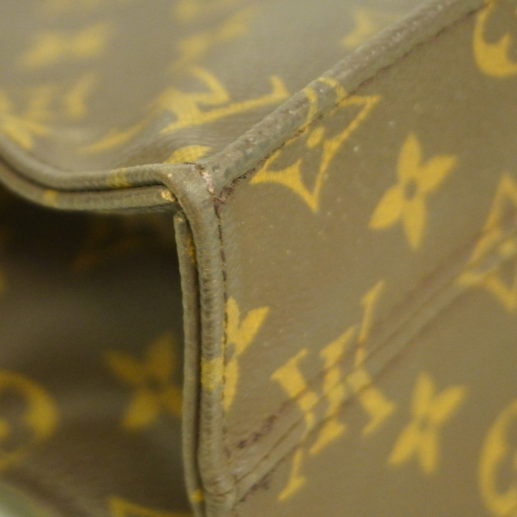 Louis Vuitton Tote Monogram Sac Plat Brown — view 8