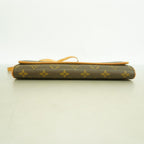 Louis Vuitton Shoulder Bag Monogram Pochette Twin GM Brown — view 3