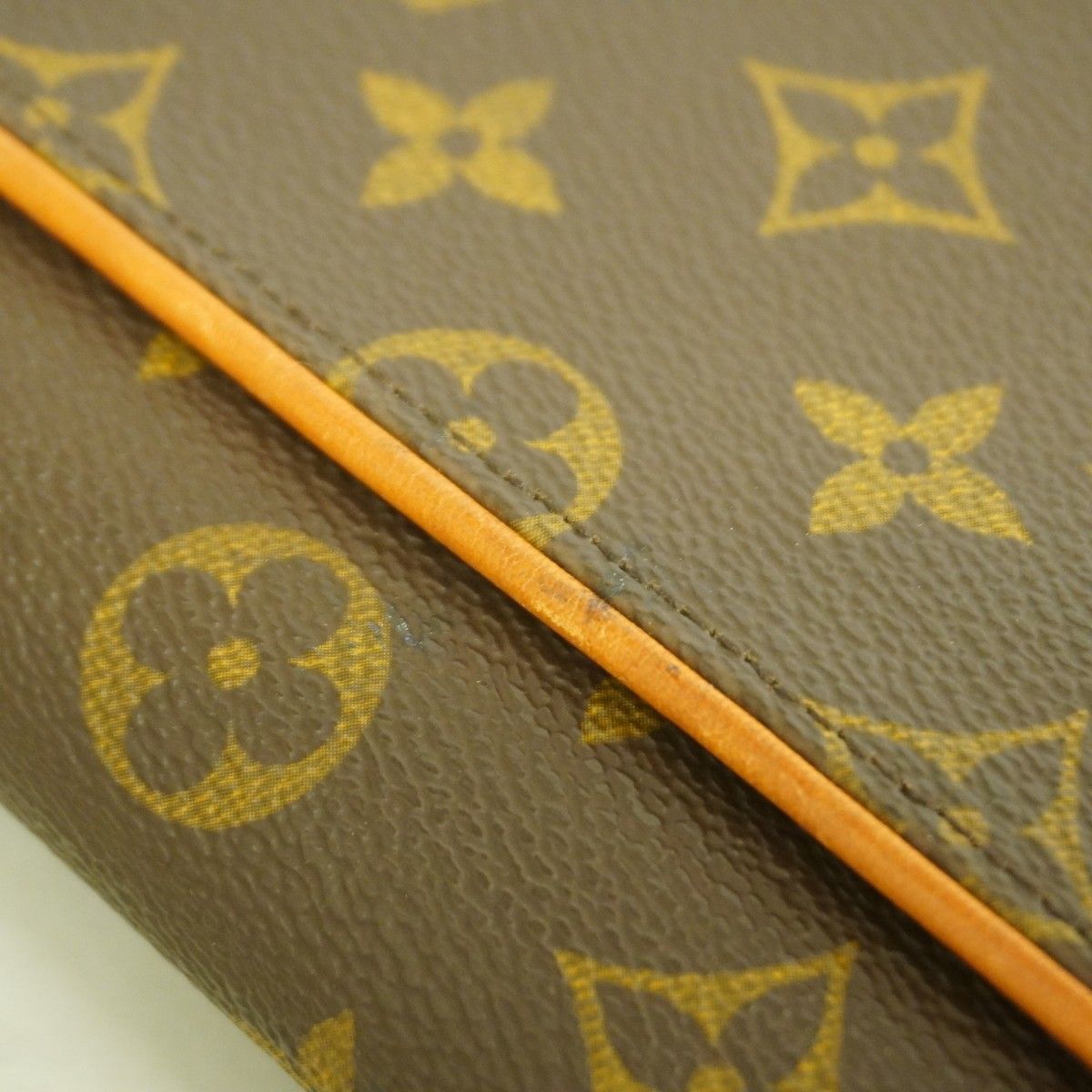 Louis Vuitton Shoulder Bag Monogram Pochette Twin GM Brown — view 8