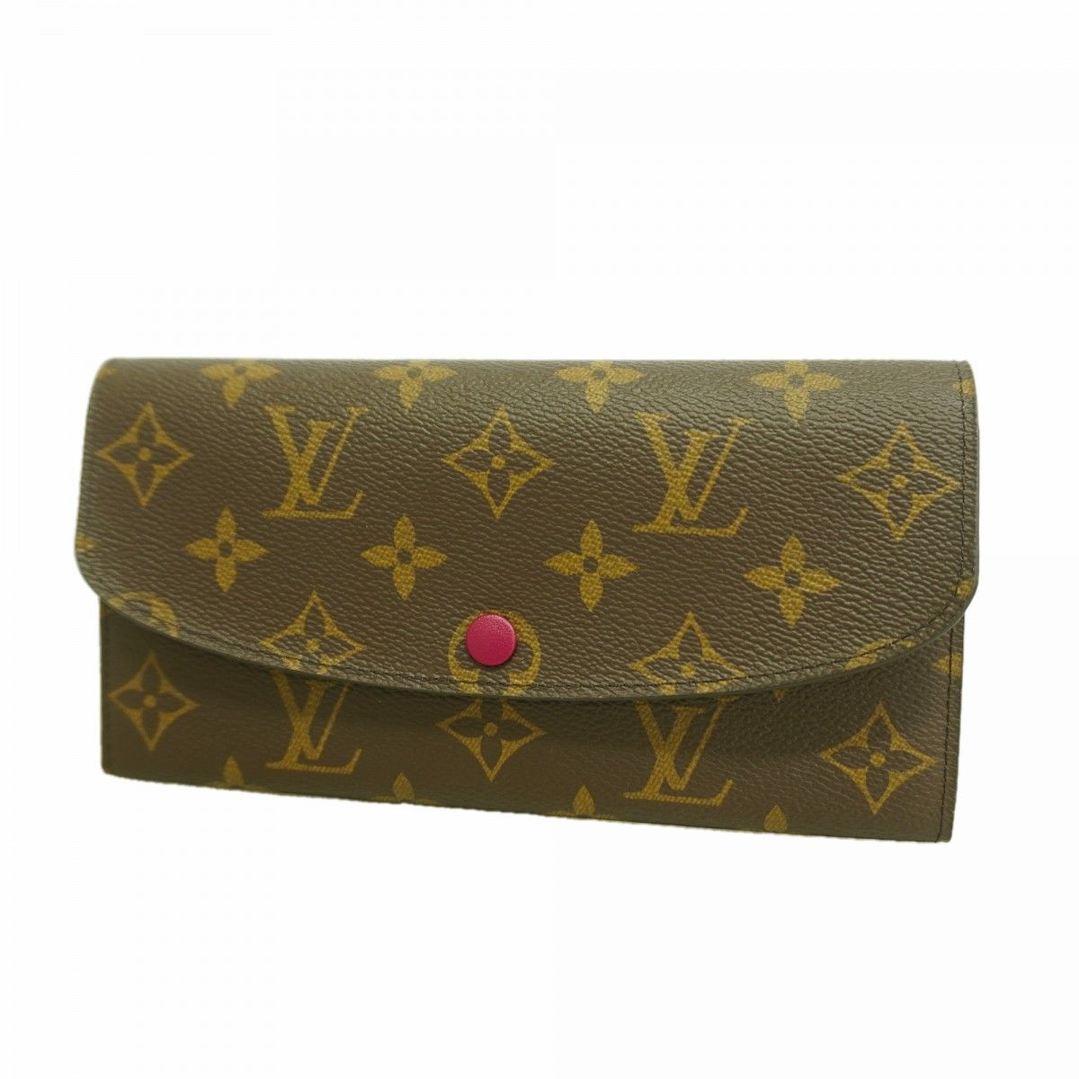 Louis Vuitton Wallet Monogram Portefeuille Emily Brown Fuchsia
