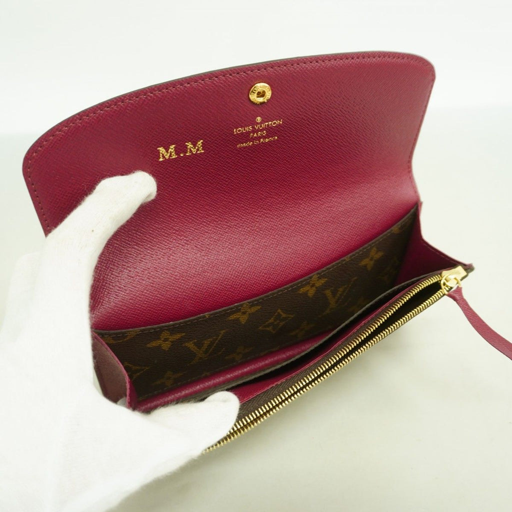 Louis Vuitton Wallet Monogram Portefeuille Emily Brown Fuchsia — view 3