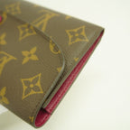 Louis Vuitton Wallet Monogram Portefeuille Emily Brown Fuchsia — view 6
