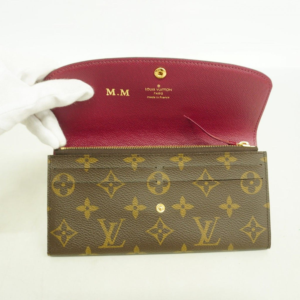 Louis Vuitton Wallet Monogram Portefeuille Emily Brown Fuchsia — view 8