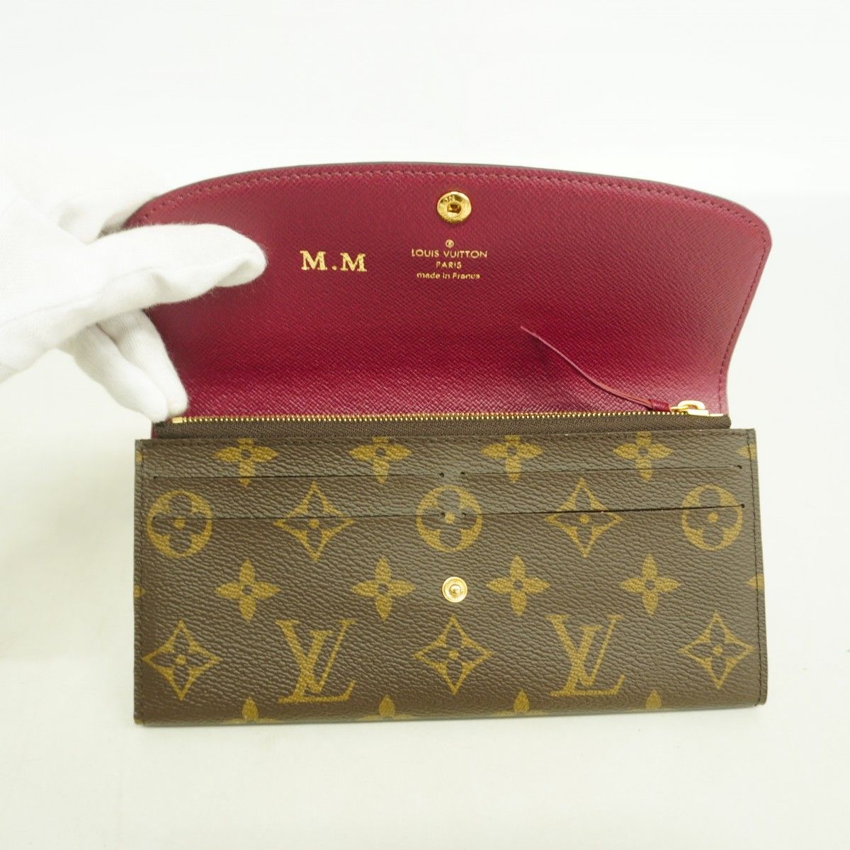 Louis Vuitton Wallet Monogram Portefeuille Emily Brown Fuchsia — view 8