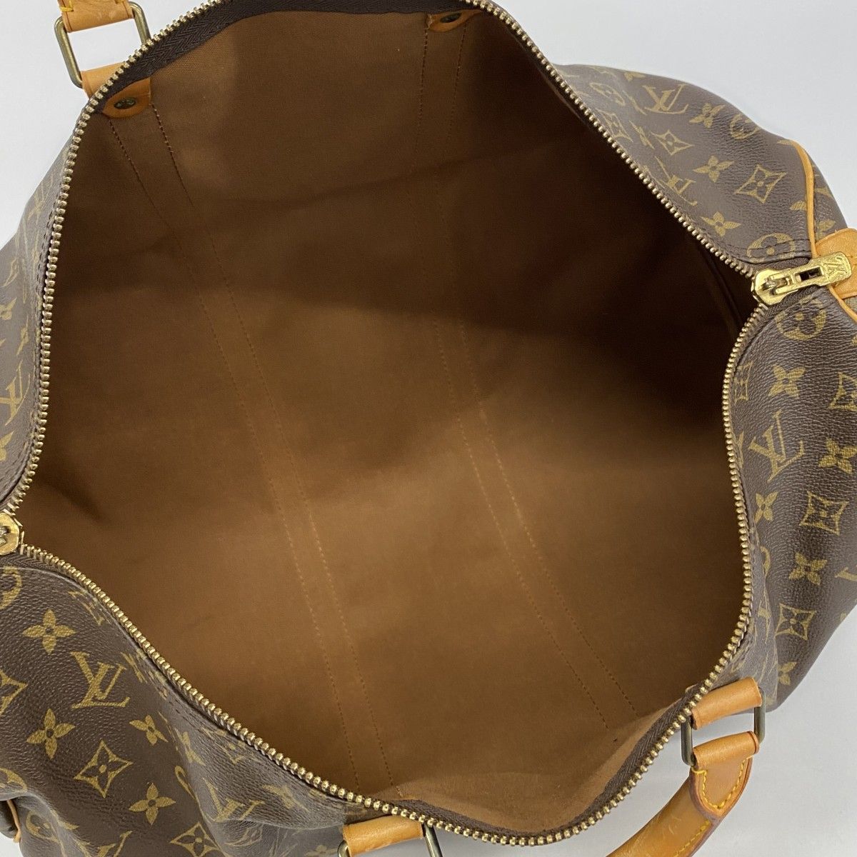 Louis Vuitton Boston Bag Monogram Keepall 50 Brown — view 4