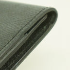 Louis Vuitton Business Card Holder Taiga Envelope NM Noir — view 7