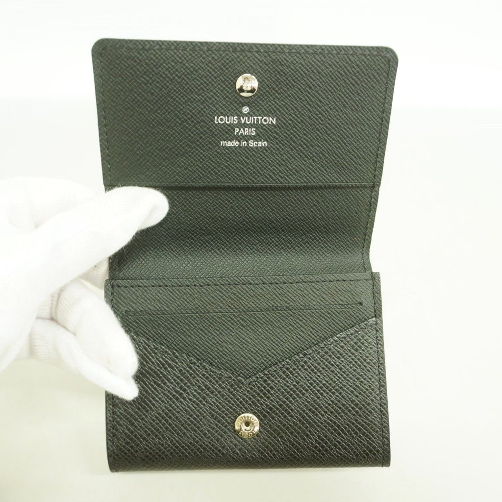 Louis Vuitton Business Card Holder Taiga Envelope NM Noir — view 3