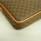 Celine Clutch Macadam Brown Gold — view 6