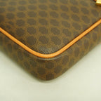 Celine Clutch Macadam Brown Gold — view 7