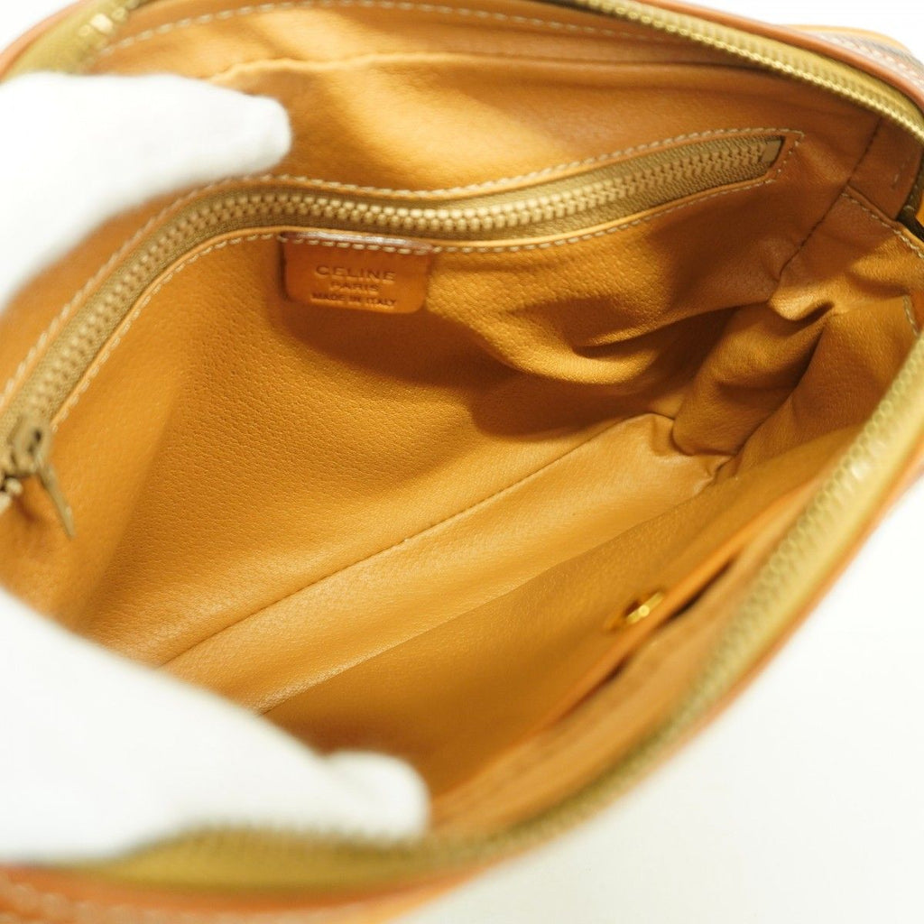 Celine Clutch Macadam Brown Gold — view 4