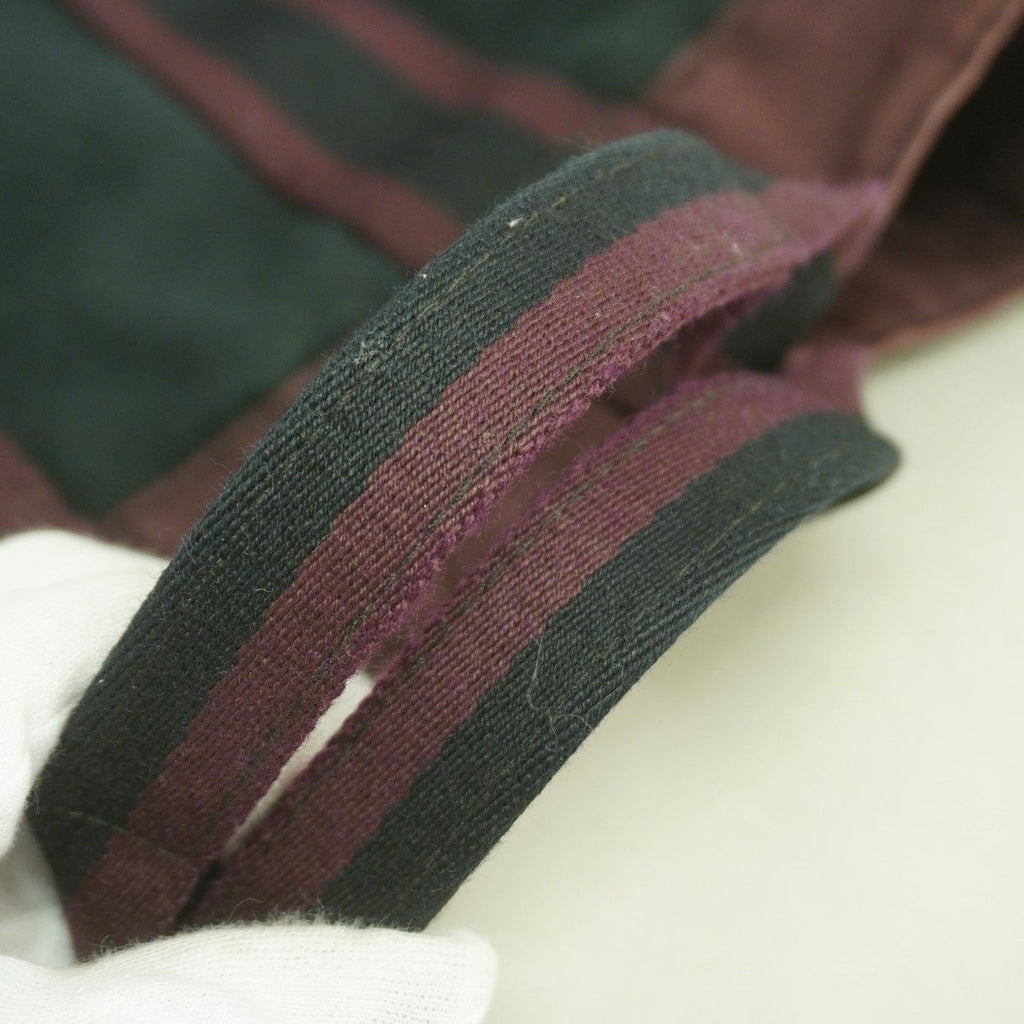 Hermes Handbag Fourre Tout PM Canvas Black Bordeaux Silver — view 9