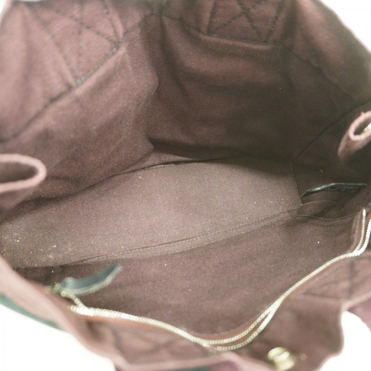 Hermes Handbag Fourre Tout PM Canvas Black Bordeaux Silver — view 4