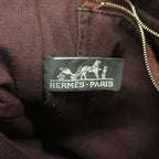 Hermes Handbag Fourre Tout PM Canvas Black Bordeaux Silver — view 5