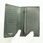 Chanel Wallet Coco Button Leather Black Champagne Gold — view 3