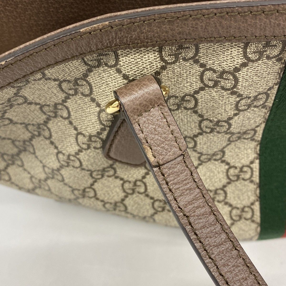 Gucci Tote Ophidia Brown Gold — view 8