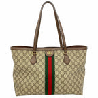 Gucci Tote Ophidia Brown Gold