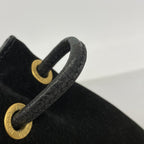 Gucci Backpack Suede Black Gold — view 9