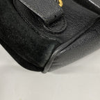Gucci Backpack Suede Black Gold — view 7