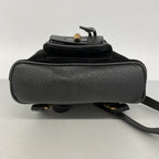Gucci Backpack Suede Black Gold — view 3