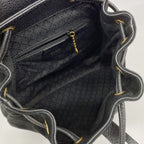 Gucci Backpack Suede Black Gold — view 4